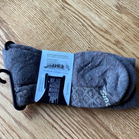 Smartwool Taupe Heather Lily Pond Pointelle NWT - Picture 2 of 4